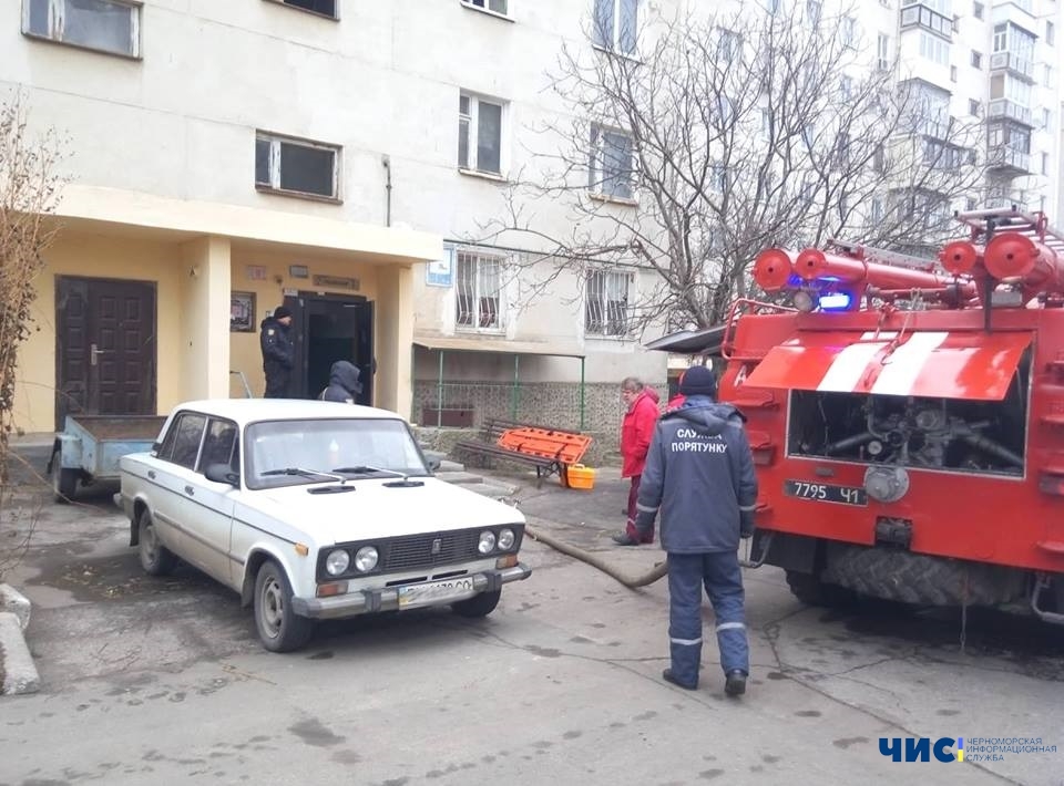 В Черноморске при пожаре погибла женщина