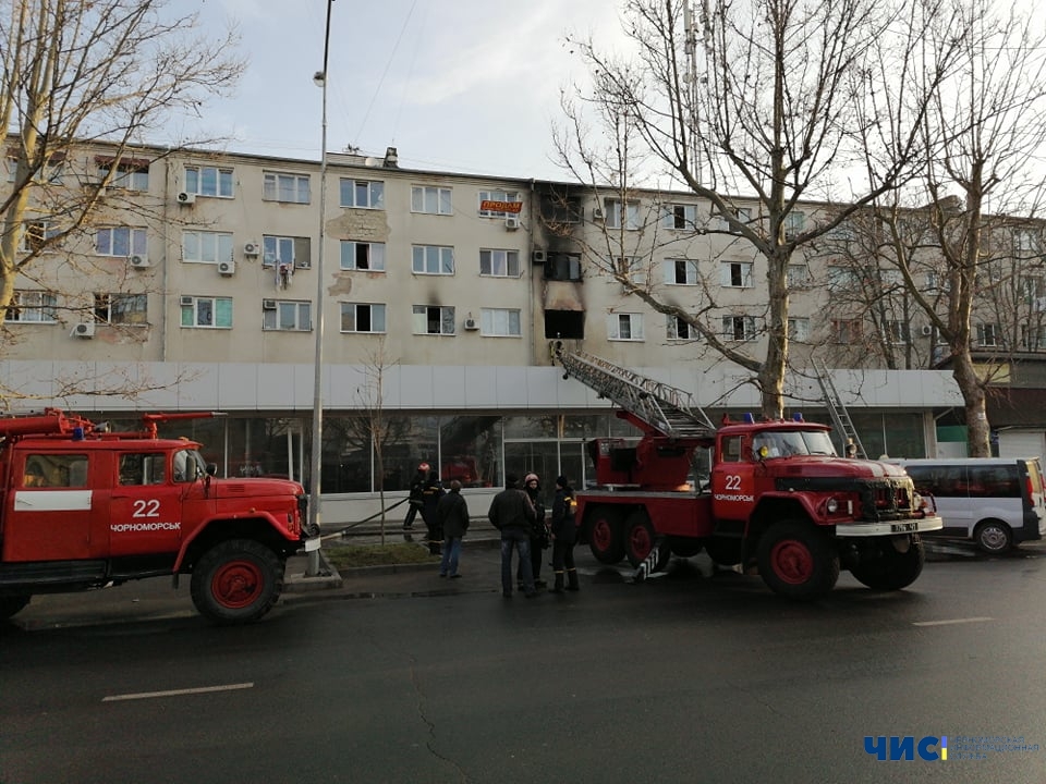 В Черноморске произошел смертельный пожар