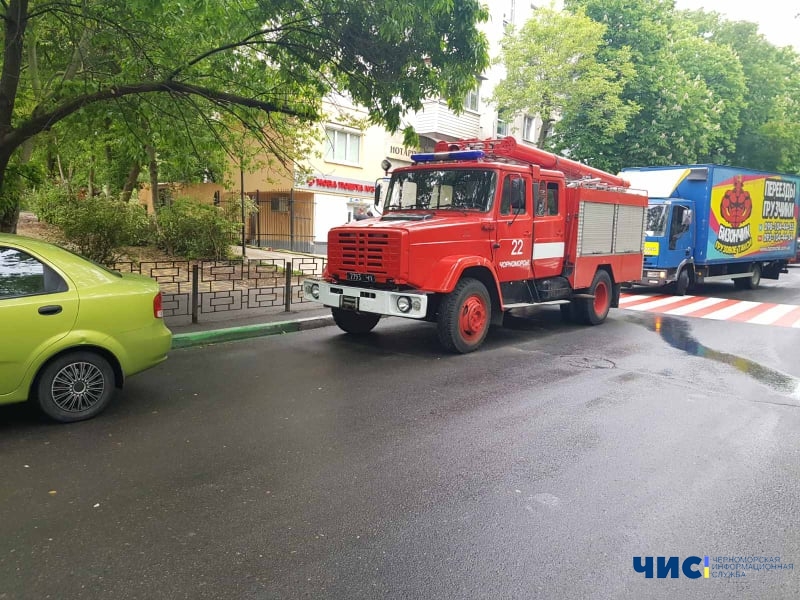 В Черноморске в отделении «Новой почты» произошел пожар