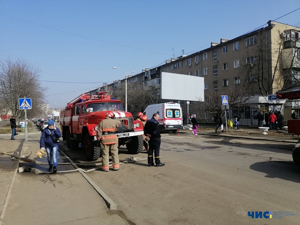 В Черноморске во время пожара погиб мужчина