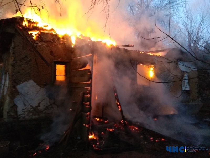 В Малодолинском при пожаре погиб мужчина