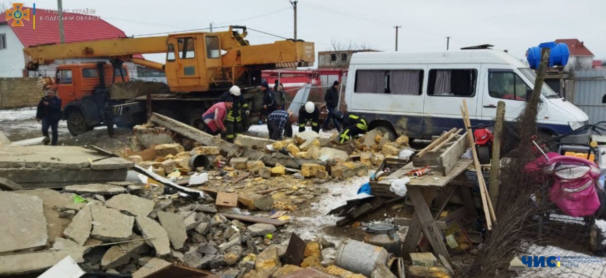 В Белгород-Днестровском районе в частном доме взорвался газовый баллон: под завалами погиб пожилой мужчина