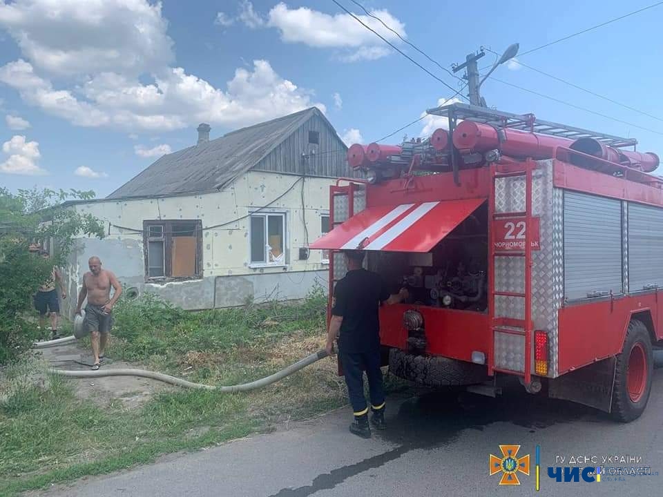 У Малодолинському горів житловий будинок