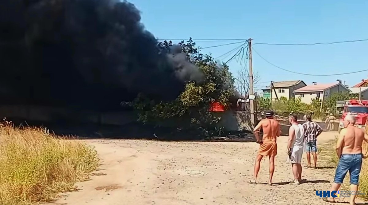 В Олександрівці сталась масштабна пожежа