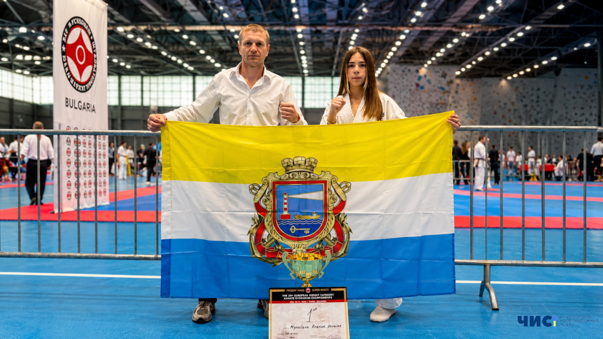 Юна жителька Чорноморська стала чемпіонкою Європи кіокушинкай карате